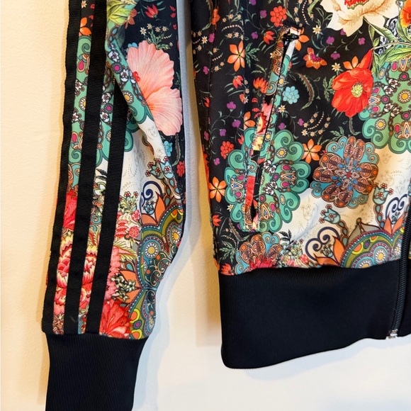 Adidas FARM Rio Jardim Agharta Firebird Floral Track Originals Jacket Size XS - Picture 6 of 13